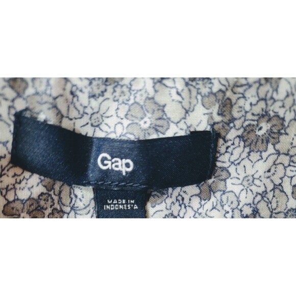 Gap Womens Button Down 100% Cotton Floral  XL FREE SHIPPING! - Picture 5 of 12